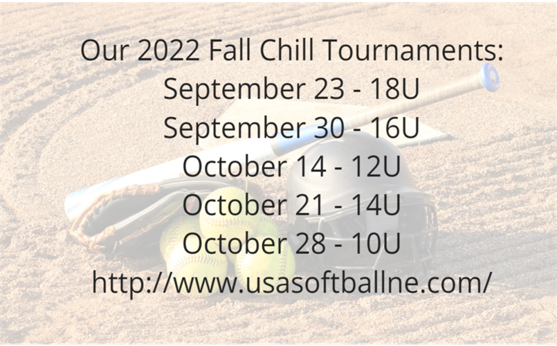 2022 Fall Tournaments