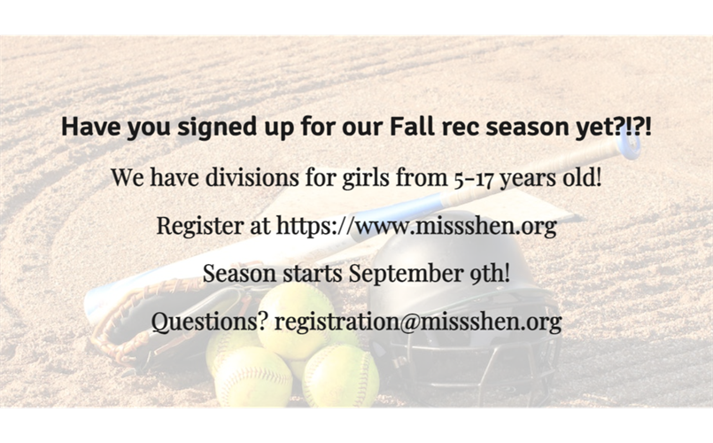 Fall Ball Recreational League