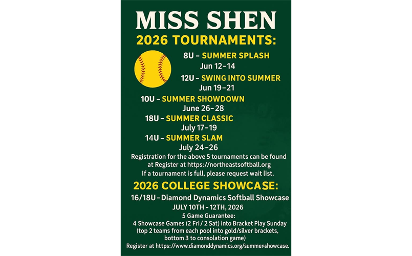 2026 Summer Tournaments